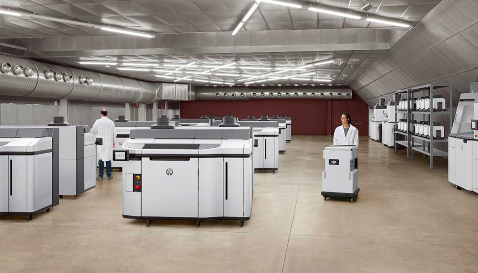 HP avança en l'automatització de la fabricació additiva