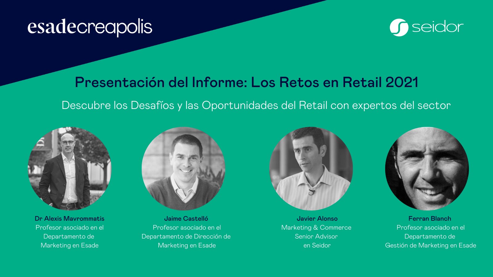 Seidor i Esade Creapolis presenten l'informe 'Reptes en retail 2021', un estudi que analitza l'estat del sector