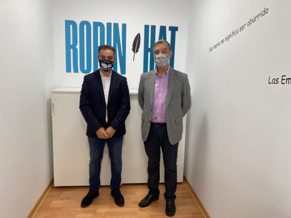 Sant Cugat Empresarial realitza una visita institucional a l'empresa Robin Hat