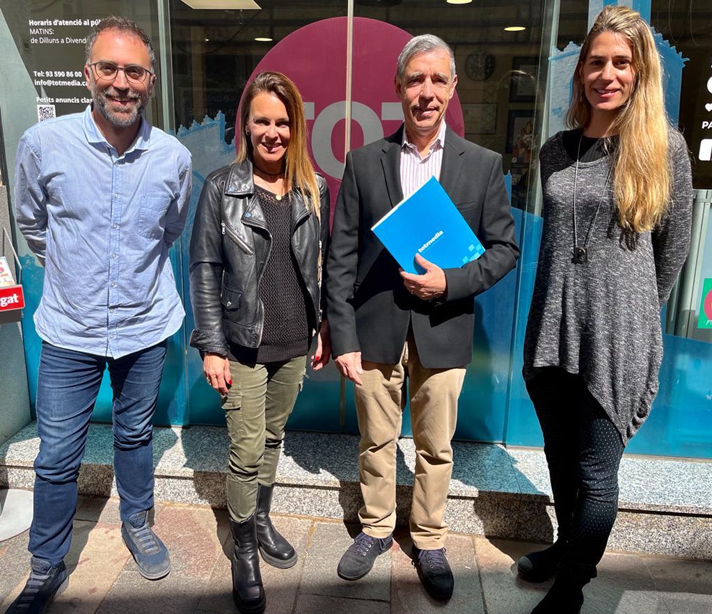 tot sant cugat sce conveni Sant Cugat Empresarial i Totmedia signen un conveni de col·laboració