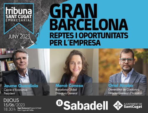 Jaume Guardiola, Oriol Alcoba i Mercè Conesa, protagonitzen aquest dijous una nova edició del Tribuna Sant Cugat Empresarial