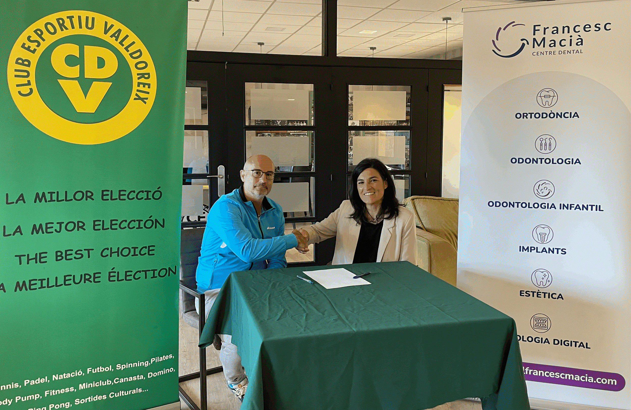 centre dental francesc macia valldoreix El Centre Dental Francesc Macià i el Club Esportiu Valldoreix arriben a un acord de col·laboració per l'aplicació d’un innovador programa d’estudi sobre la higiene bucal
