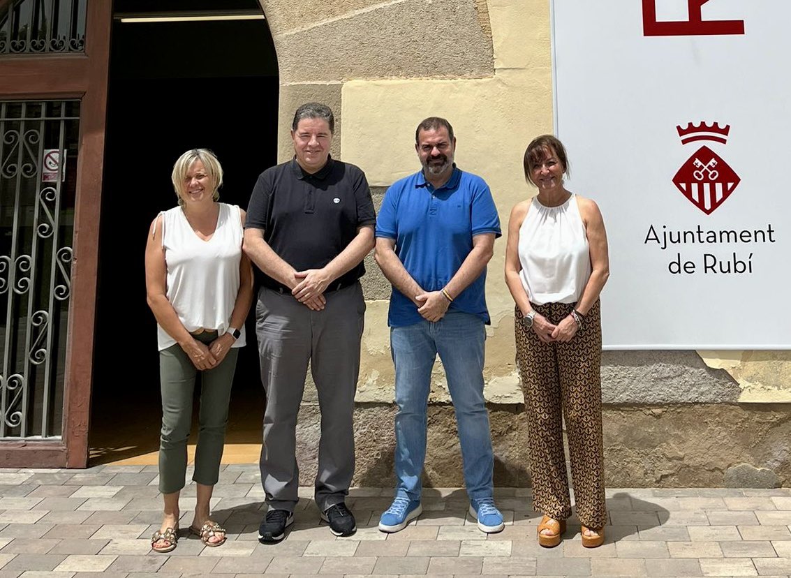 Trobada entre els Ajuntaments de Sant Cugat i Rubí per Fomentar la Col·laboració en Projectes de Promoció Econòmica