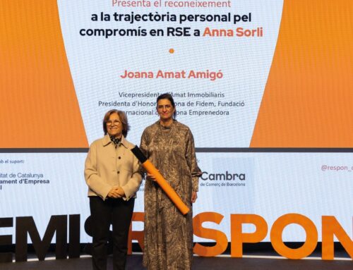 Anna Sorli, distingida amb el Premi Respon.cat 2025 a la trajectòria personal en Responsabilitat Social