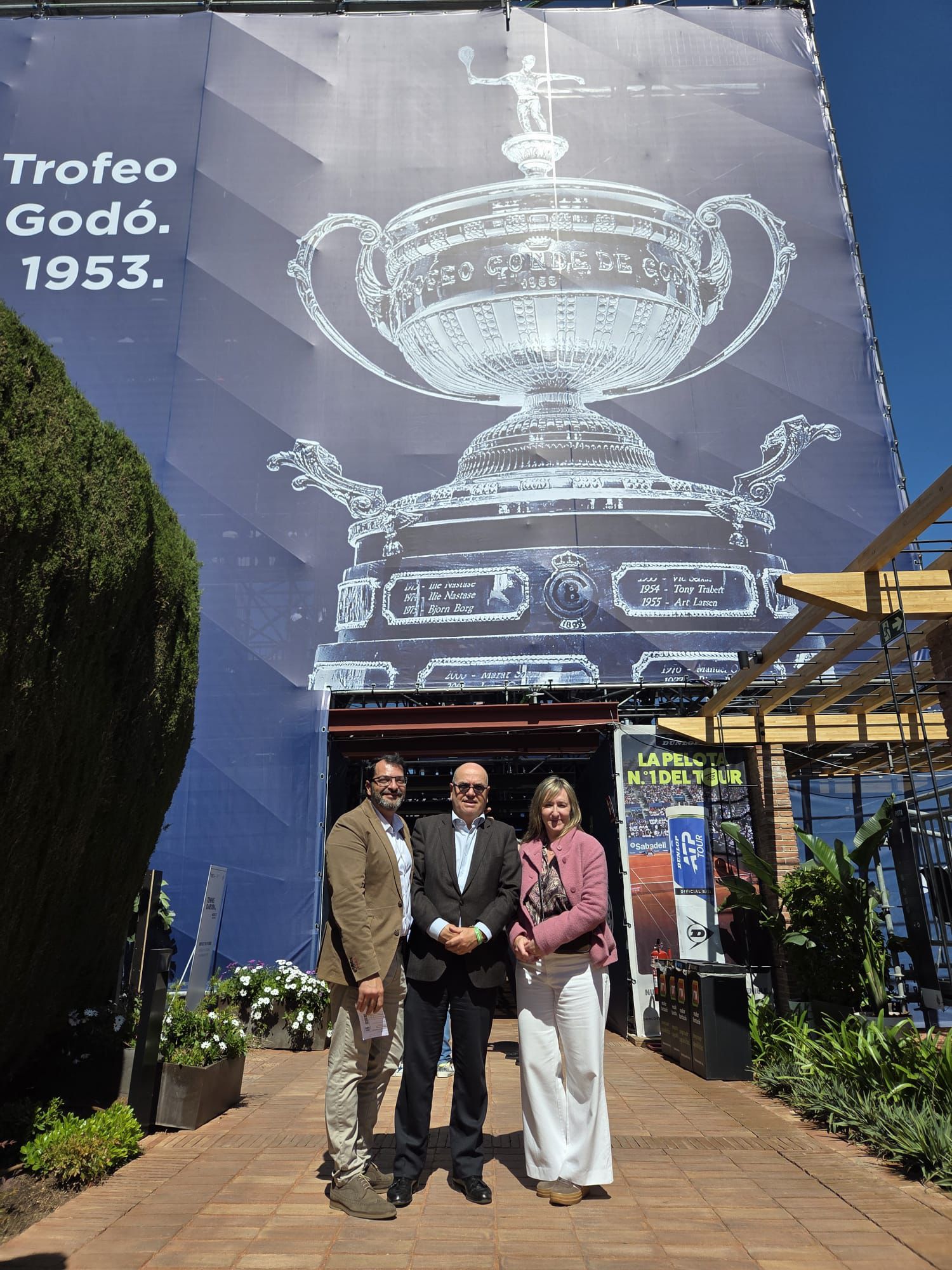 Eduard Torres assisteix al Barcelona Open Banc Sabadell