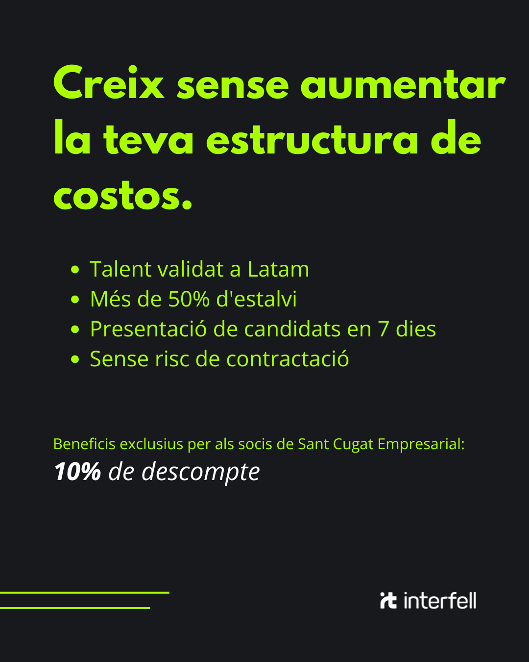 Necessites ampliar equip sense disparar els costos?