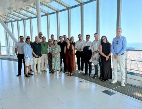 Visita institucional de Sant Cugat Empresarial a la Torre de Collserola
