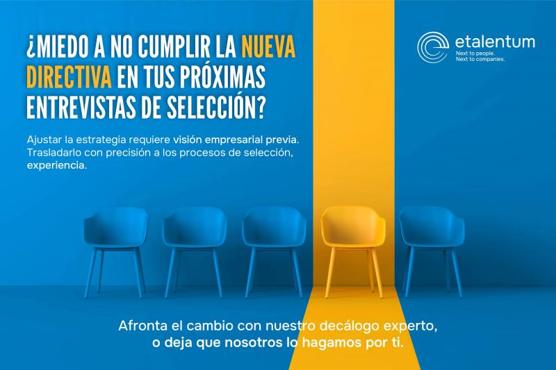 Etalentum publica una guia per adaptar les entrevistes de treball a la Directiva europea de transparència salarial