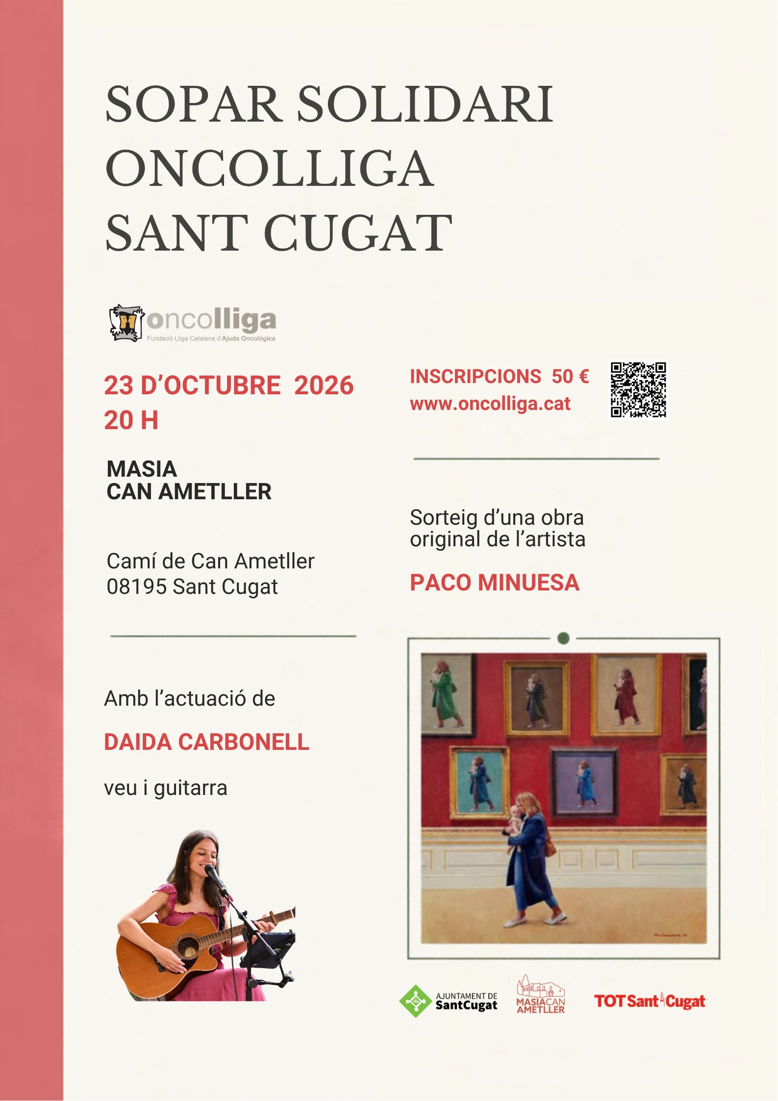 Sopar Solidari Oncolliga Sant Cugat